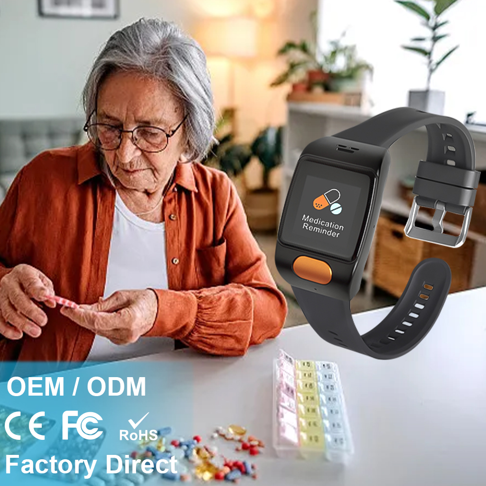 Fall Detection Watch - 노인용 신형 L20Pro 최고급 실시간 GPS