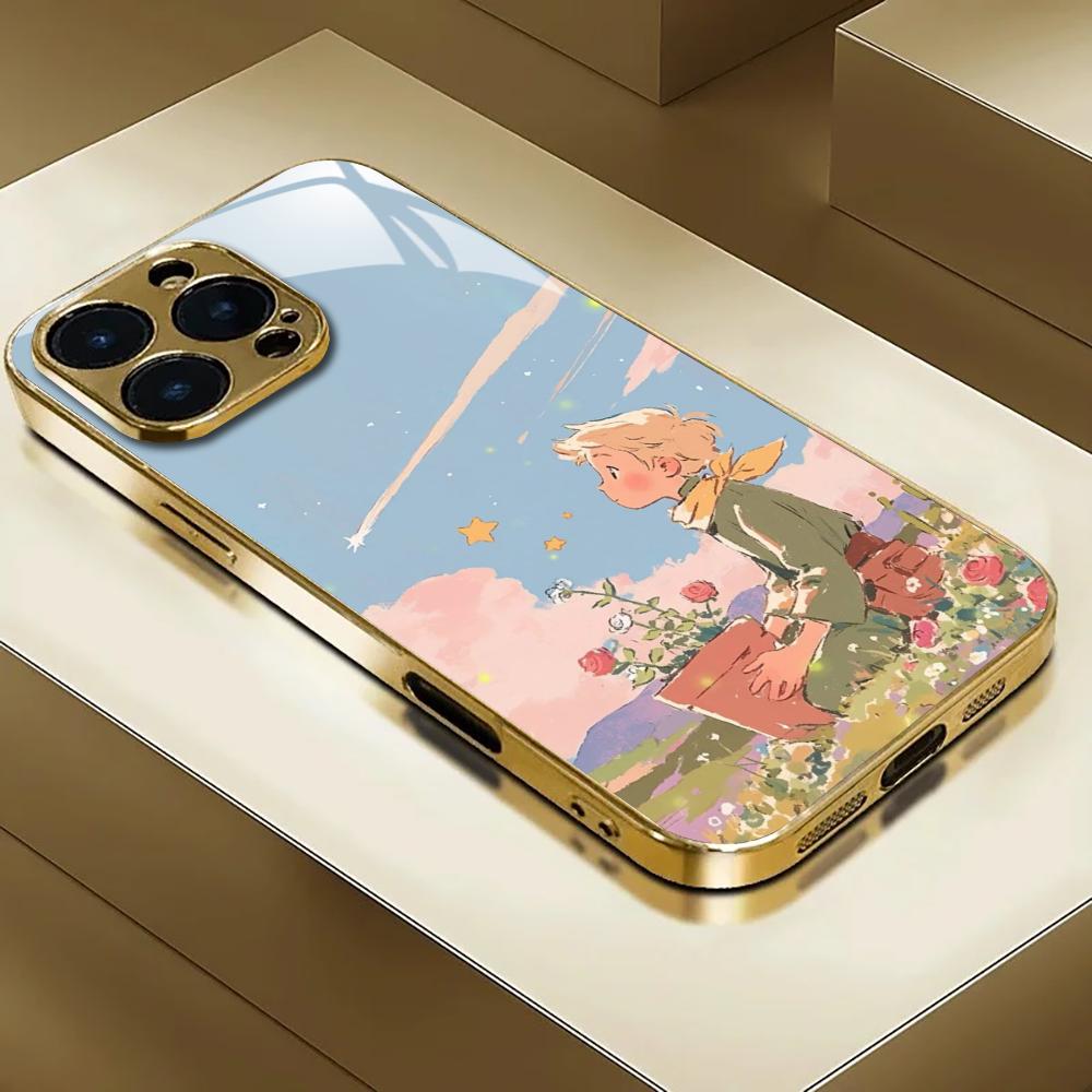 Apple Iphone 15 Pro Max - INS 미러 로즈 리틀 프린스 폰
