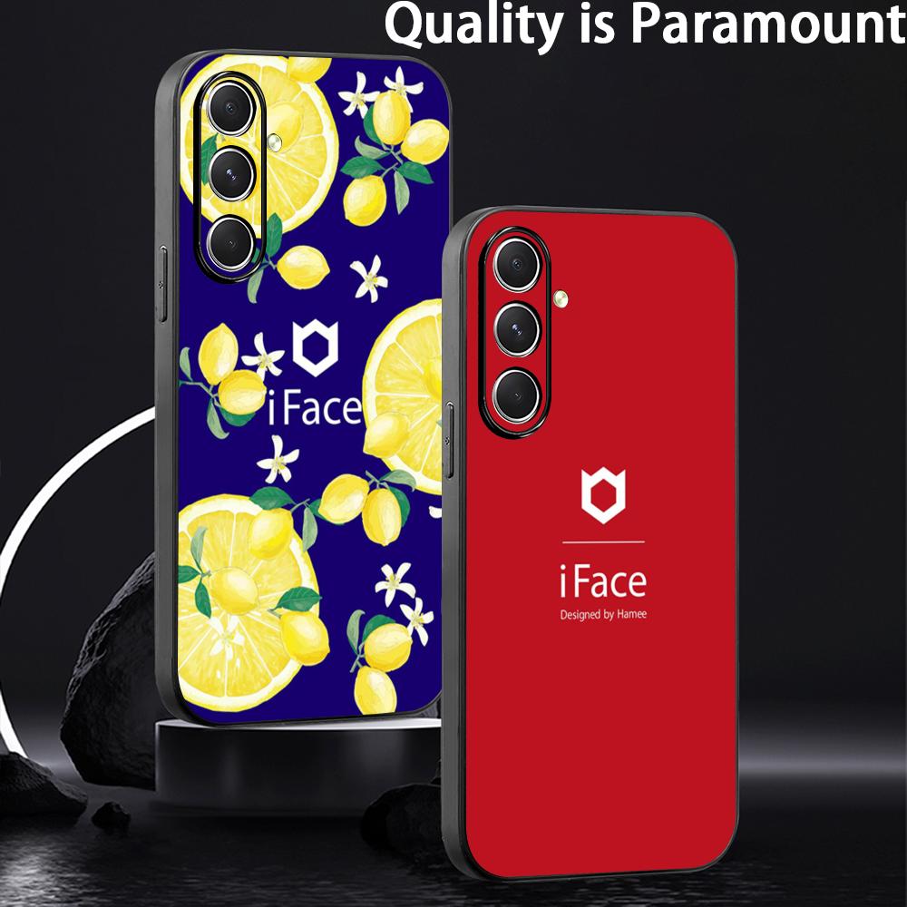 Samsung Galaxy S24 - 귀여운 패션 로고 iFace 패턴 휴대폰