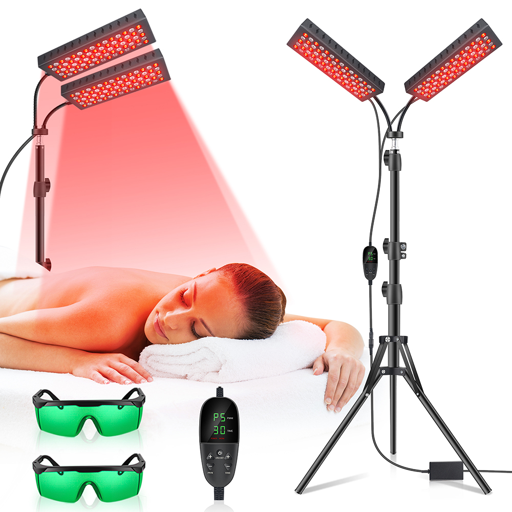 업데이트된 레드 라이트 테라피 패널, 얼굴 및 바디용  - Galvanic Skin Sensor 리뷰 및 가격