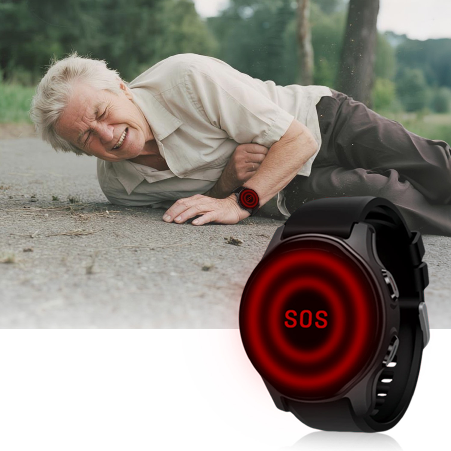 노인용 신형 4G GPS 네비게이션 스마트워치 VL18 - Fall Detection Watch 리뷰 및 가격
