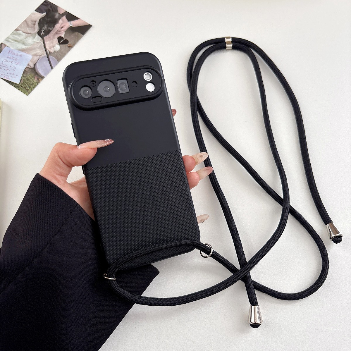 크로스바디 랜야드 스트랩 무광 TPU 폰 케이스 (구글 - Google Pixel 9 Pro 리뷰 및 가격