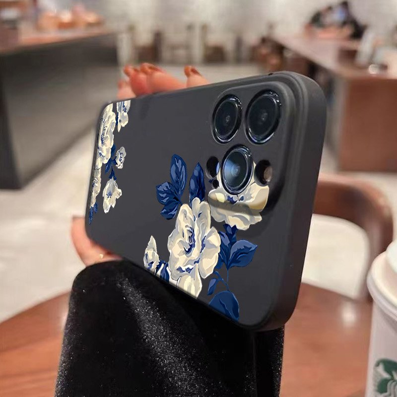 블루 앤 화이트 플라워 폰 케이스 삼성 갤럭시 S25  - Samsung Galaxy A55 리뷰 및 가격